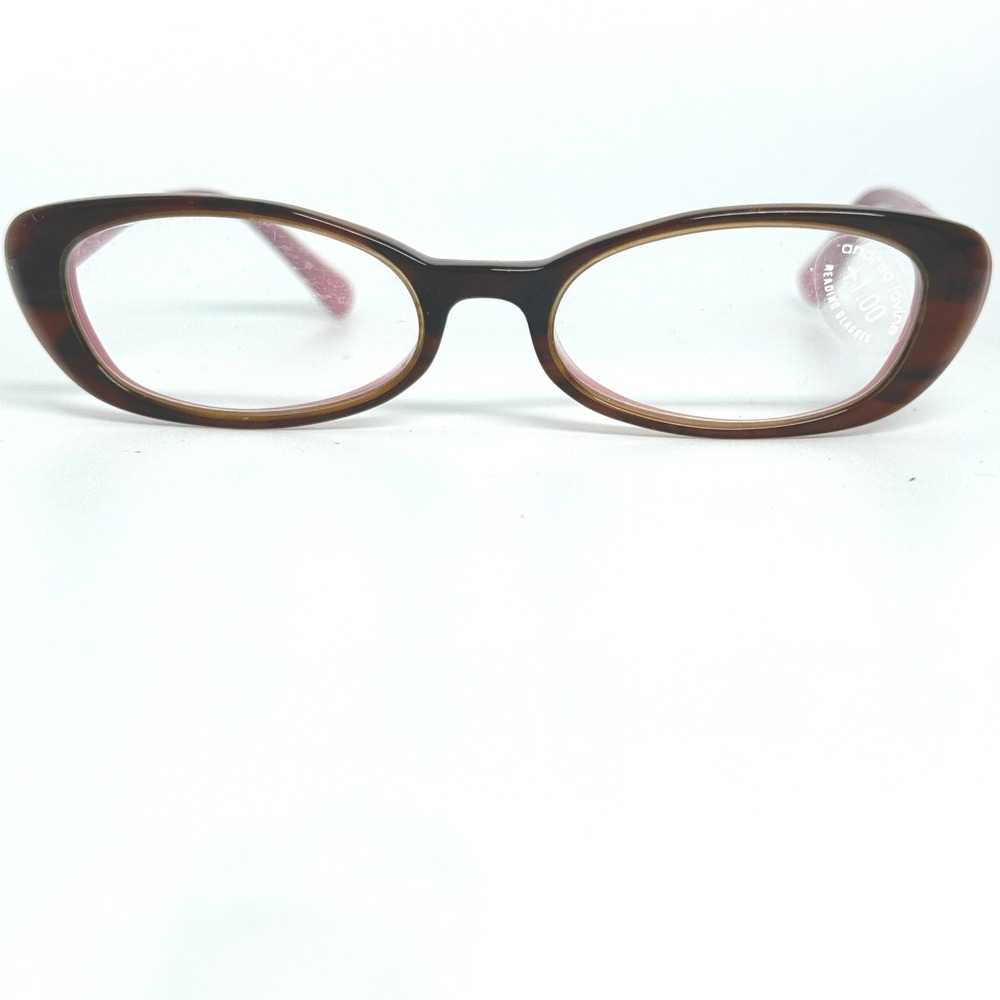 Andrea Jovine Reading Glasses AR169 TSPK +1.00 Tortoise Pink 49-18-140 21655
